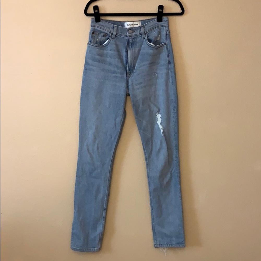 Reformation Hepburn denim